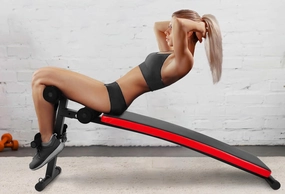 Sit Up Bench Utility Bench Crunch Ab Bench for Strength Training and Home Gym Workouts