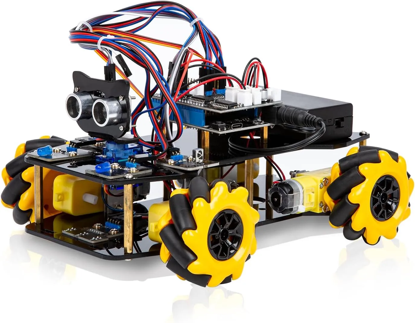 Smart Car kit Functions STEM Coding for Ages 13-16,16  Smart Car Kit (Without Expansion Pack)-QD001