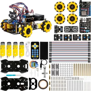 Smart Robot Car Kit Compatible with Arduino, Robotics for Kids Ages 8-12 12-16, Electronic Programming Project/STEM Science Kits Coding Gifts for Adults and Youths