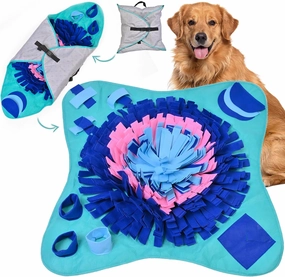 Snuffle Mat for Dogs Large Breed, Cats - 25" x 25’’ Enrichment Toys for Large Snuffle Mat Dogs Encourages Natural Foraging Skills and Stress Relief for Small/Medium/Large Dogs