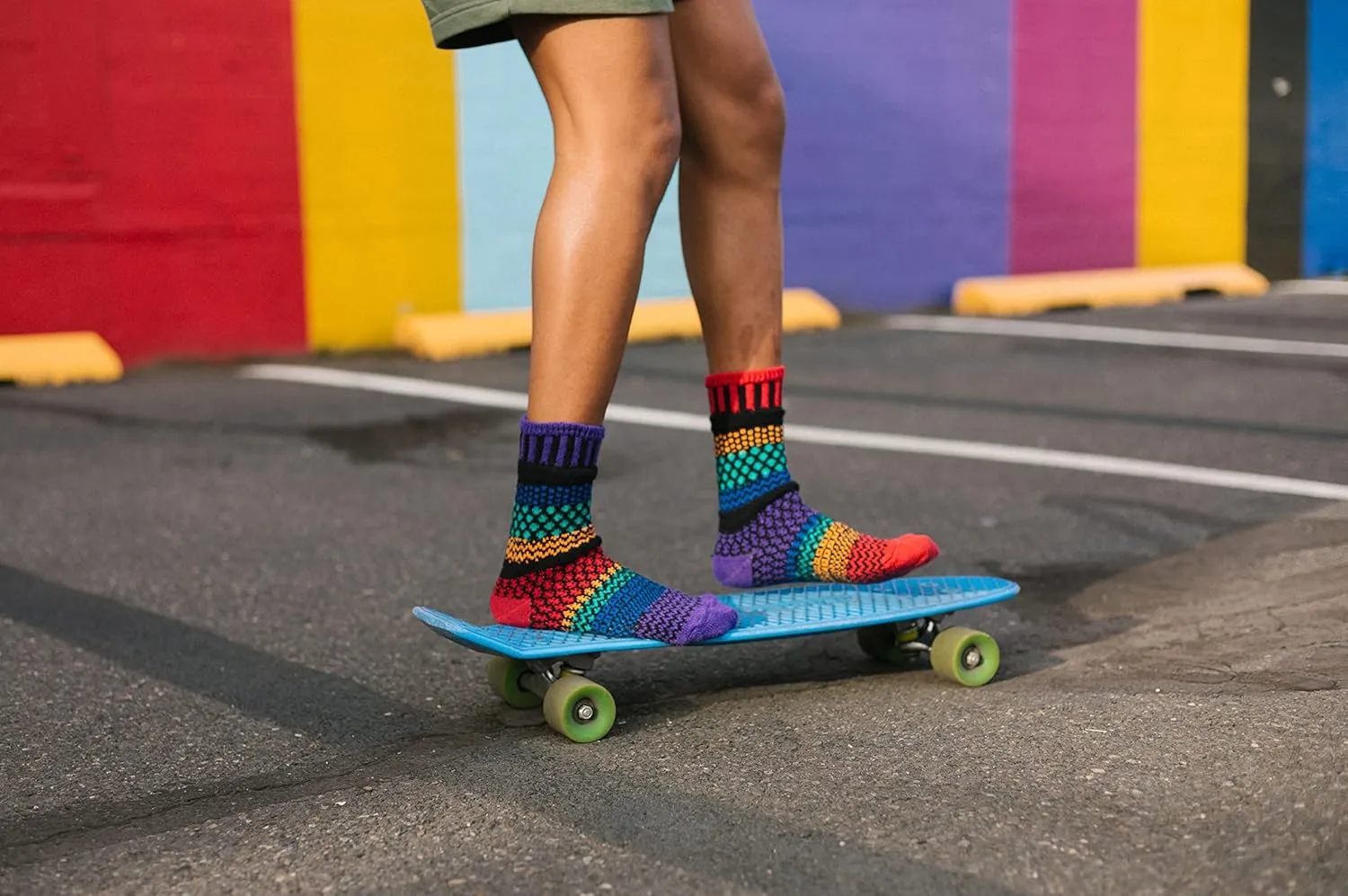 Solmate Socks Colorful Mismatched Socks for Men & Women – Soft, Eco-Friendly Cotton Blend – Fun & Cozy Gift Idea