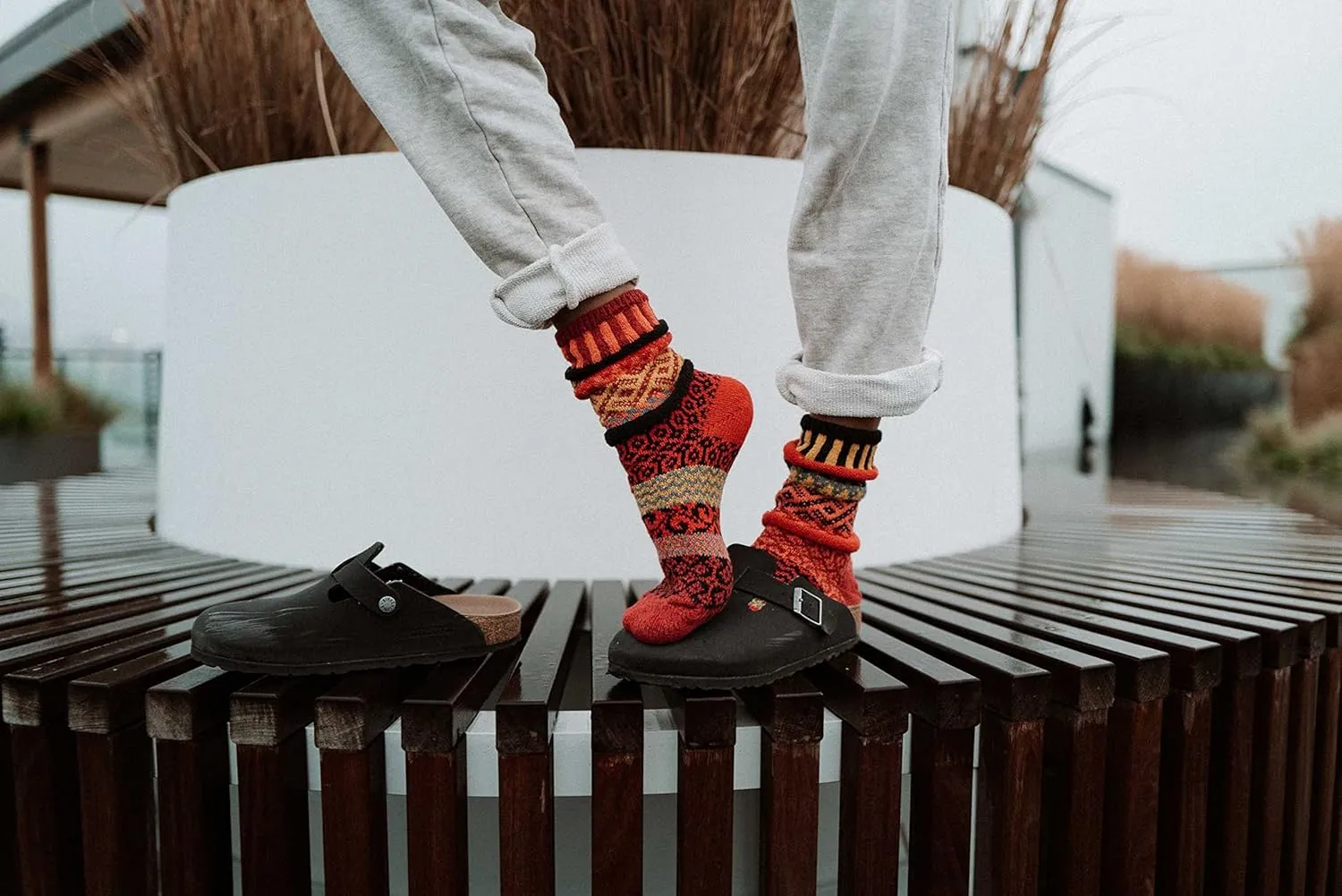 Solmate Socks Colorful Mismatched Socks for Men & Women – Soft, Eco-Friendly Cotton Blend – Fun & Cozy Gift Idea
