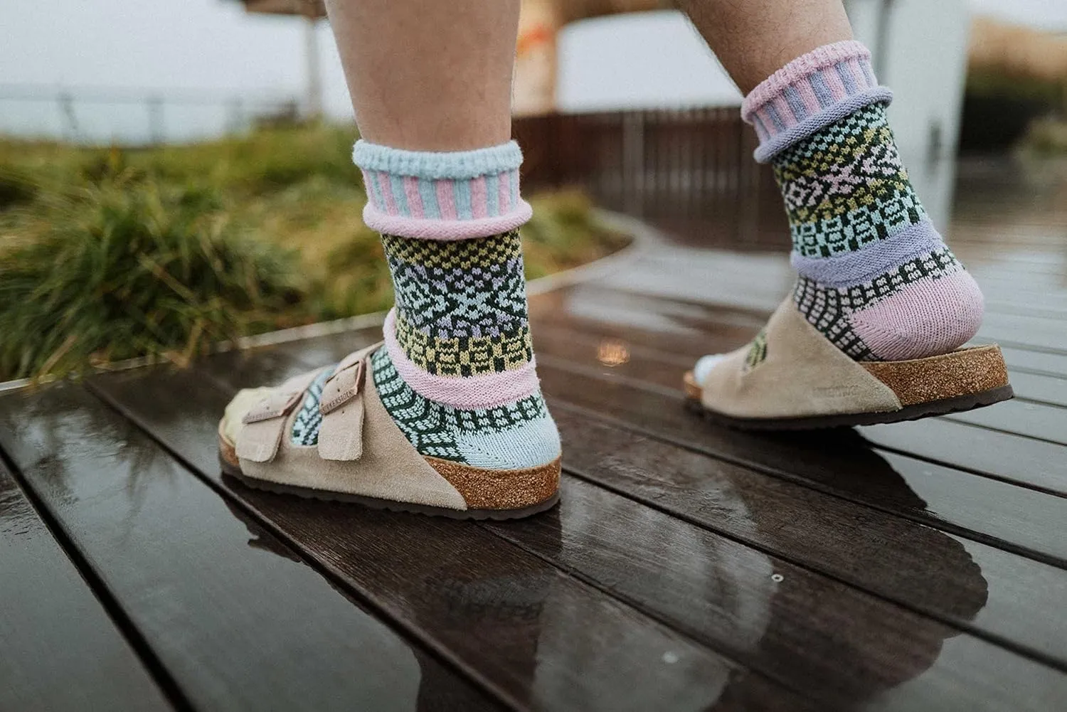 Solmate Socks Colorful Mismatched Socks for Men & Women – Soft, Eco-Friendly Cotton Blend – Fun & Cozy Gift Idea