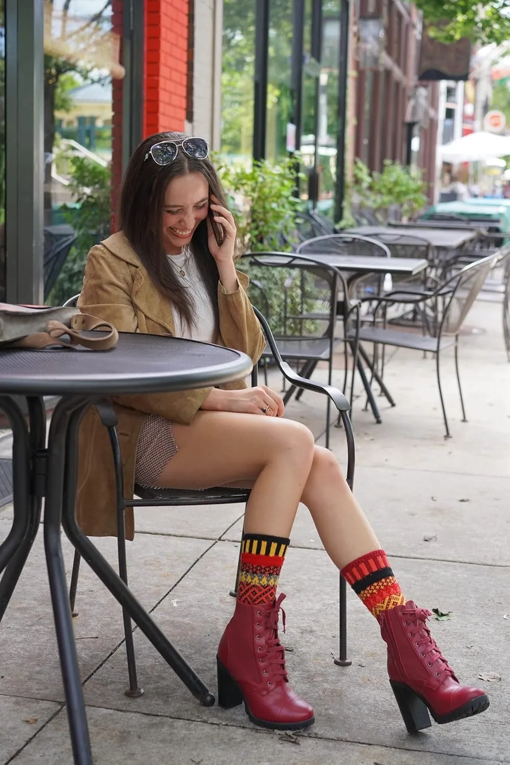 Solmate Socks Colorful Mismatched Socks for Men & Women – Soft, Eco-Friendly Cotton Blend – Fun & Cozy Gift Idea