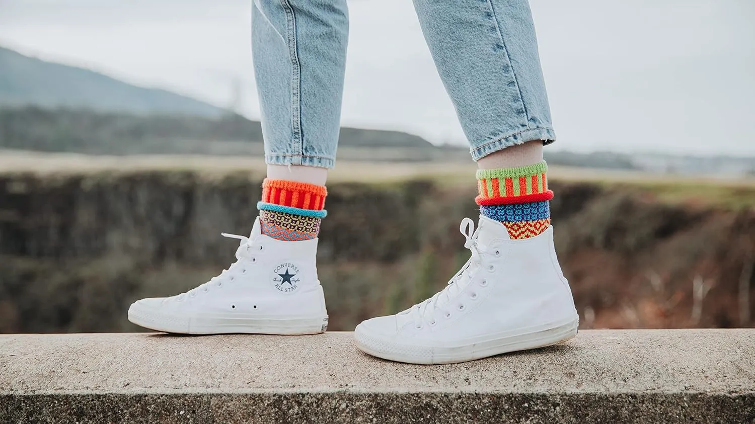 Solmate Socks Colorful Mismatched Socks for Men & Women – Soft, Eco-Friendly Cotton Blend – Fun & Cozy Gift Idea