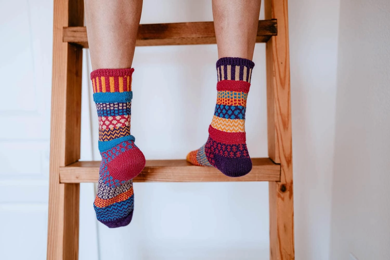 Solmate Socks Colorful Mismatched Socks for Men & Women – Soft, Eco-Friendly Cotton Blend – Fun & Cozy Gift Idea