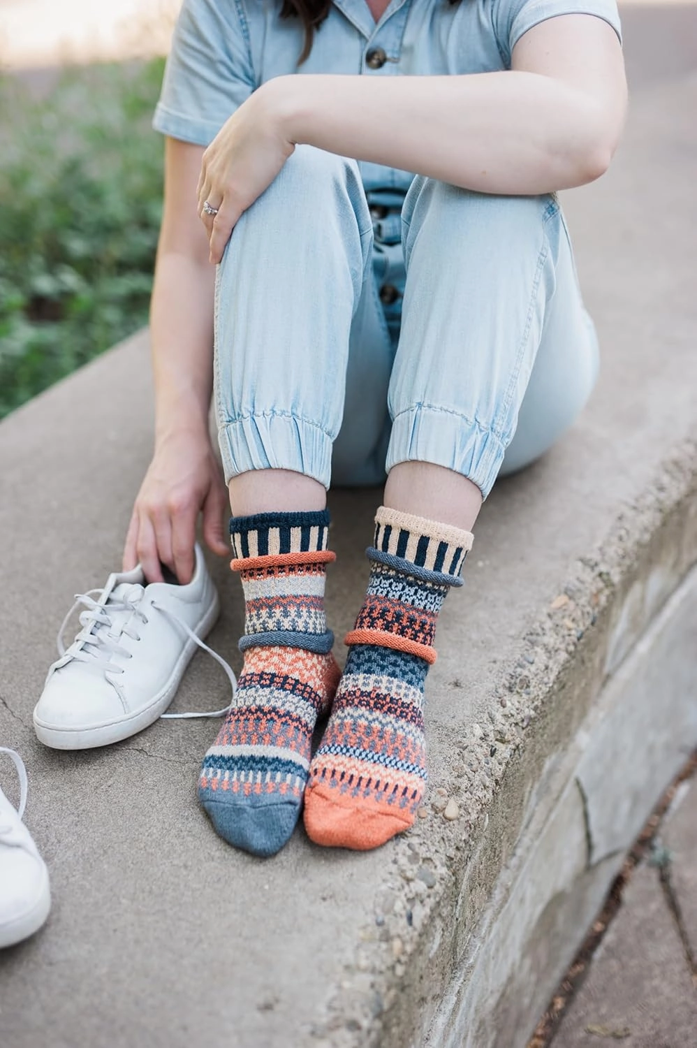 Solmate Socks Colorful Mismatched Socks for Men & Women – Soft, Eco-Friendly Cotton Blend – Fun & Cozy Gift Idea