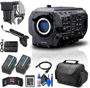 Sony PXW-FX9 XDCAM 6K Full-Frame Camera System (Body Only) (PXW-FX9V)   Sony 64GB XQD Card   BP-U35 Battery   Pro Case   Deluxe Cleaning Set   HDMI Cable   Memory Wallet   More (Renewed)