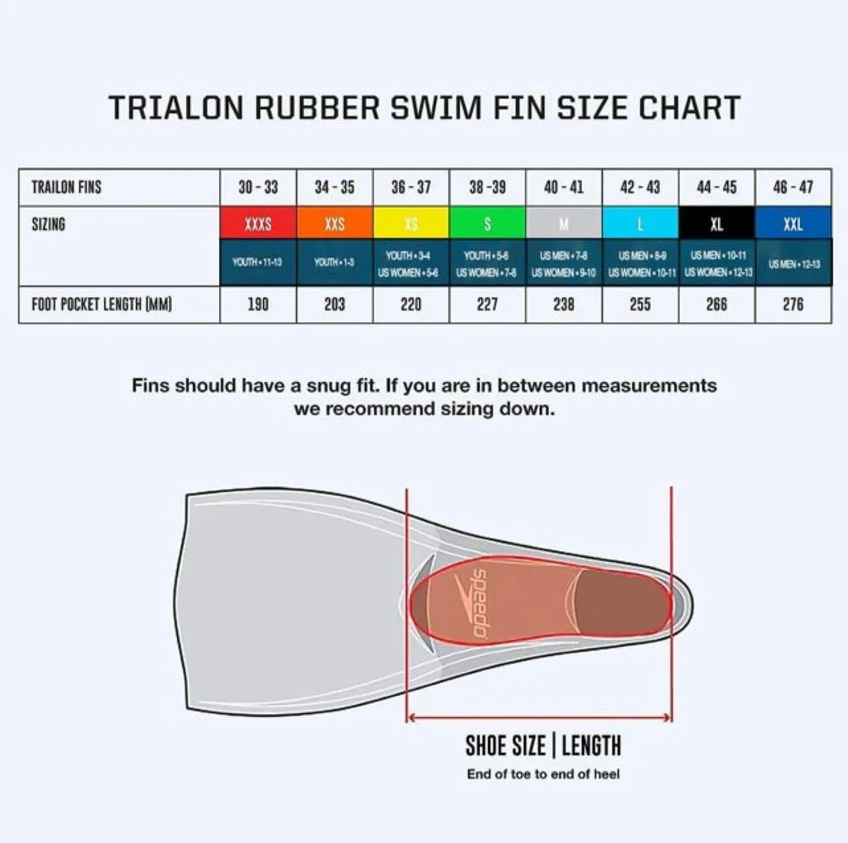 Speedo Unisex Adult Swim Training Fins