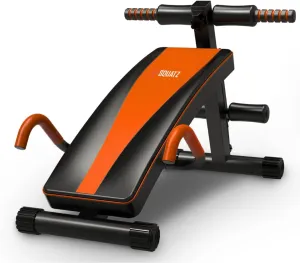 SQUATZ Adjustable Bench for Home Gym - Versatile Weight Bench for Men & Women - Ergonomic Workout Bench for Bench Press & Full Body Exercise - Heavy-Duty Steel, Non-Slip Design