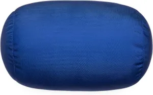 Squish Bean Bed Microbead Pillow Bolster Tube Body Pillow Smooth Cool Touch Fabric Neck & Back Support Throw Travel Pillow Fun Colors (Navy Blue)