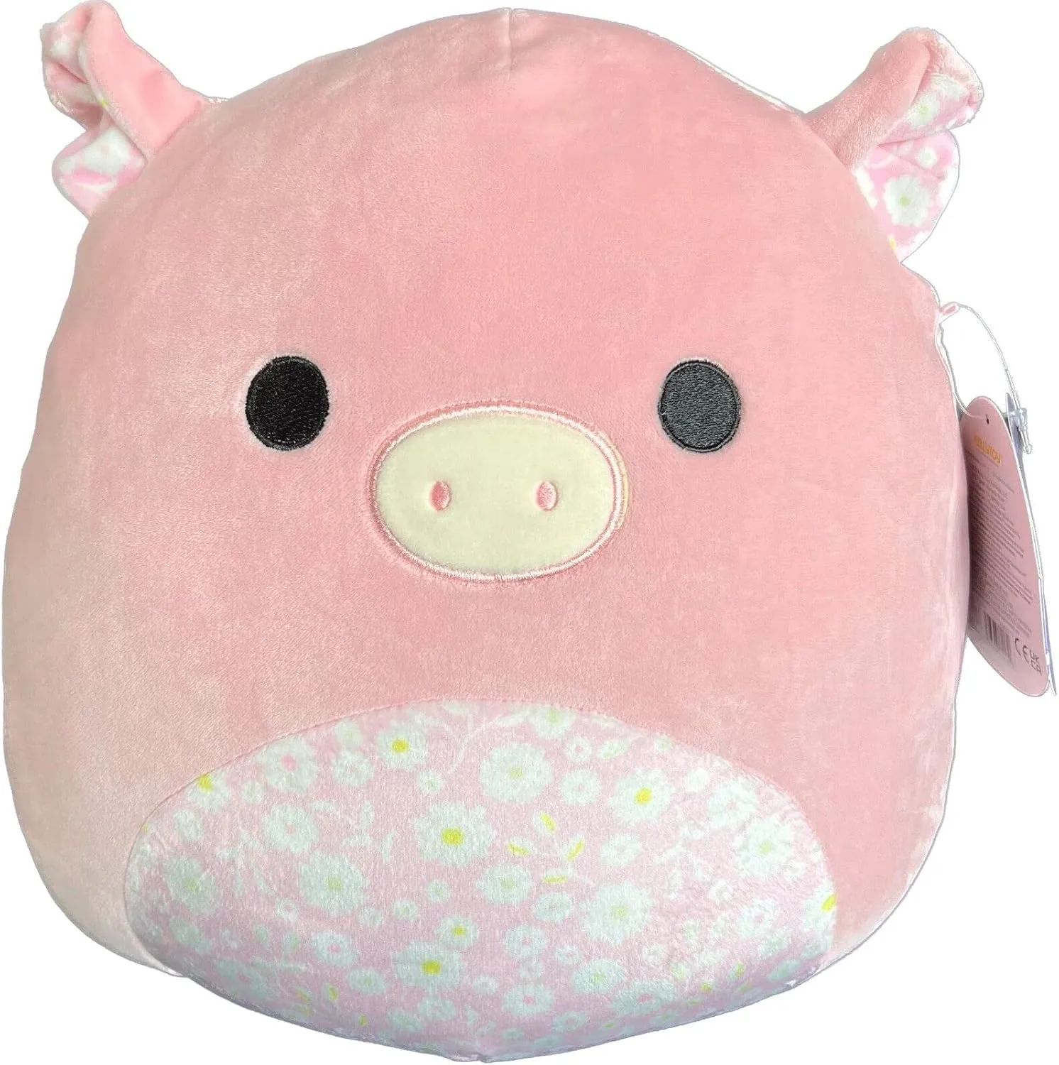 Squishmallow Official Kellytoy Easter Spring Squishy Soft Plush Toy Animal (Peter Pig (Floral), 12 Inches)