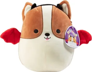 Squishmallow Official Kellytoy Halloween Squishy Soft Plush Toy Animals (Reginald Corgi Dog (Devil Costume), 5 Inch)