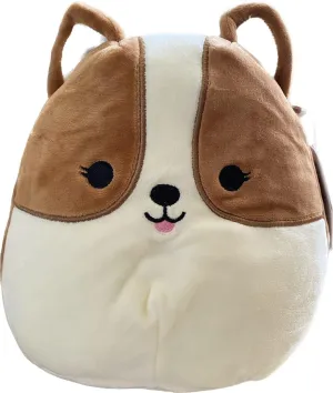 Squishmallow Official Kellytoy Plush Pets Squad Dogs Cats Bunnies Frogs Squishy Soft Plush Toy Animals (Reginal The Corgi (Rainbow Tail), 8 Inch)
