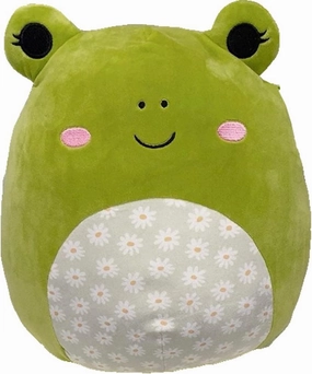 Squishmallow Official Kellytoy Plush Pets Squad Dogs Cats Bunnies Frogs Squishy Soft Plush Toy Animals (Wendy Frog (Floral Belly), 7.5 Inch)