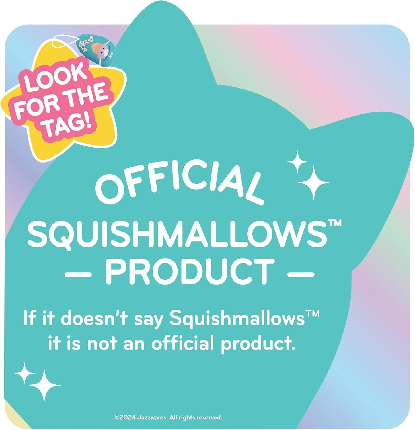 Squishmallows 8-Inch Rainbow Ice Cream & Fox 2-Squish Value Pack - Get Two Official Jazwares 8" Plush for Less - Collectible Soft & Squishy Stuffed Animal Toy - Gift for Kids, Girls & Boys