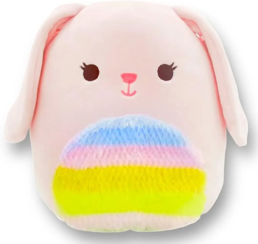 Squishmallows Easter Plush - Offical Kellytoy New 2023 - Cute and Soft Rabbit Stuffed Animal Toy - Great Gift for Kids (16" Bop Furry Belly Bunny)