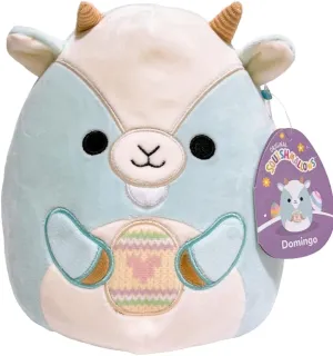 Squishmallows Easter Squad Spring 2023 Squishy Stuffed Animal Toy Plush Official KellyToy - Gift for Kids (Domingo The Goat with Easter Egg, 8 Inches)