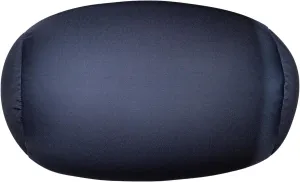 Squishy Microbead Neck Pillow, 7Inch x 12Inch Soft Travel Body Bed Pillow Bean Pillow for Kids Adult Chair Sleeping Car Seat, Fun Dormroom (Black Colorful)
