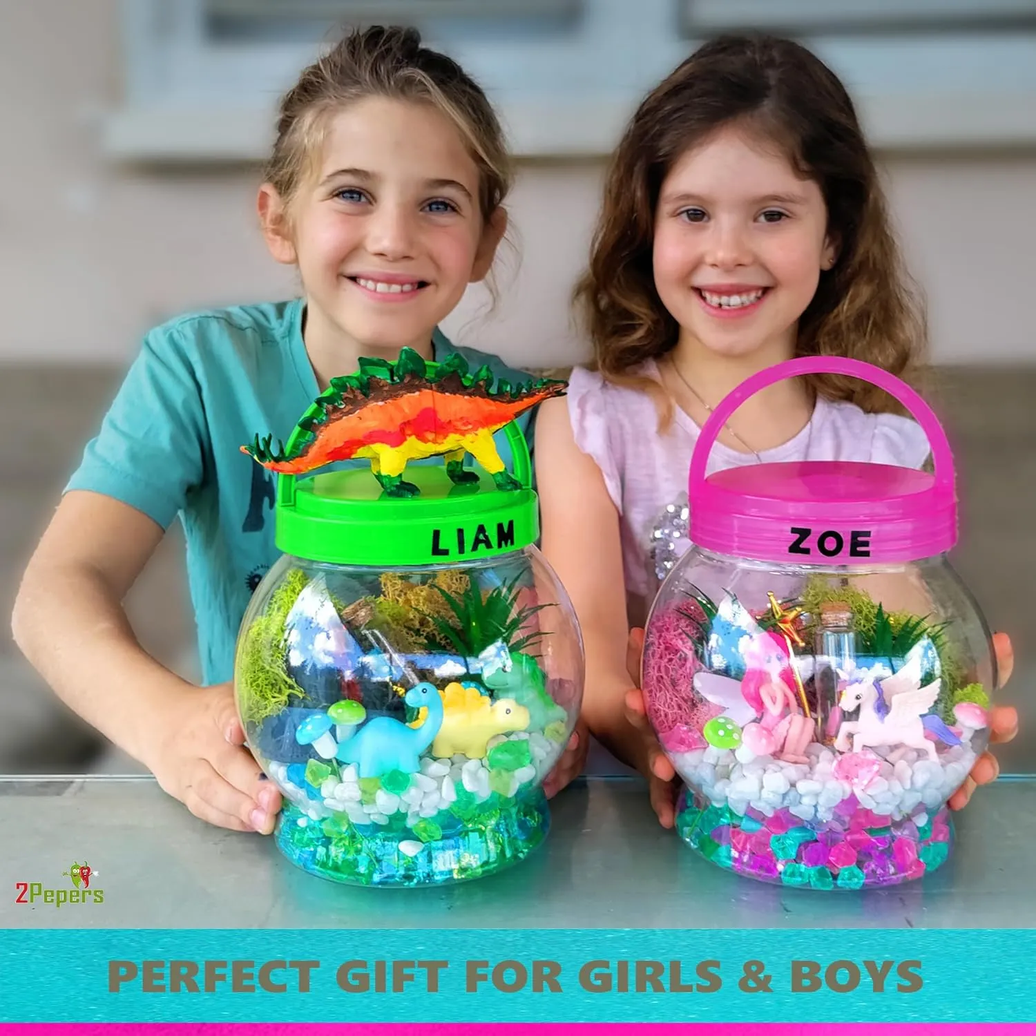 STEM for Girls, Fairy & Unicorn Nightlight Present for Girls Age 3 4 5 6 7 8 9 10 Years Old, Kids Terrarium Arts & Crafts, Easter Birthday Fairy Gift & Unicorn Toy STEM Kit Project