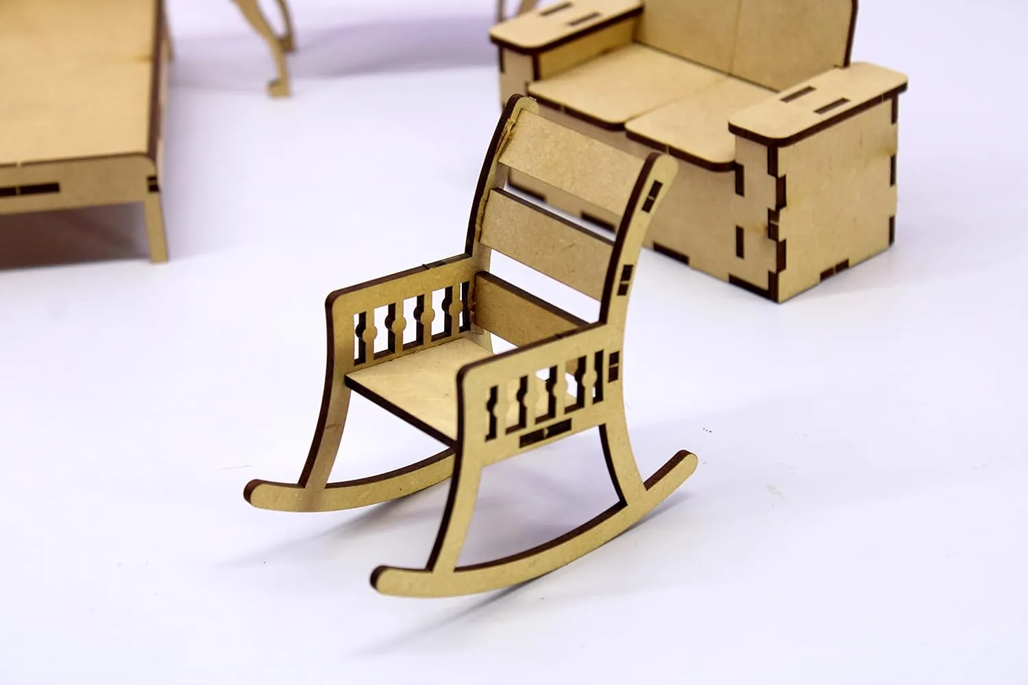 StonKraft 3D Wooden Puzzle - Wooden, DIY Kit, Build Your own, Construction Toy, Modeling Kit | MDF Toys (Furniture)