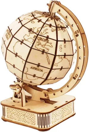 SUPVOX 1 Set Globe Puzzle DIY Educational Puzzles for Develops Spatial Imagination Hand Eye Coordination Learning Present