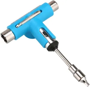 SUPVOX Skate Tool Wrench Roller Skate y Tool Kit for Assembly Disassembly and Adjustment Compact Tool for Nut Tightening on Skateboard Bridge