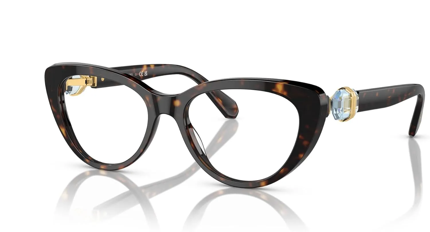 Swarovski Women's Sk2005 Cat Eye Prescription Eyewear Frames