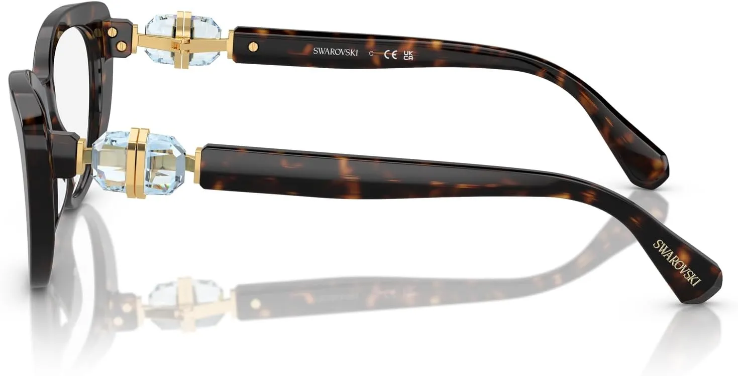 Swarovski Women's Sk2005 Cat Eye Prescription Eyewear Frames