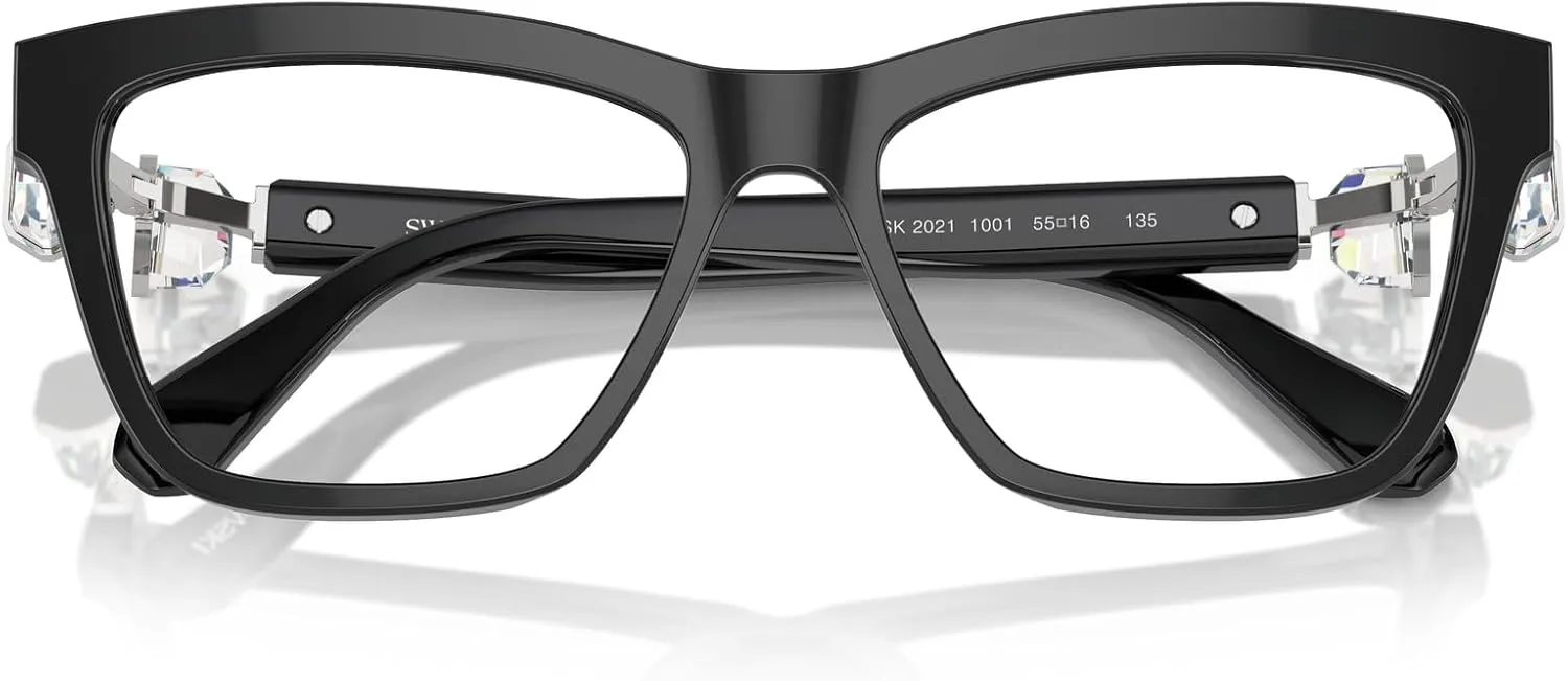 Swarovski Women's Sk2021 Square Prescription Eyewear Frames