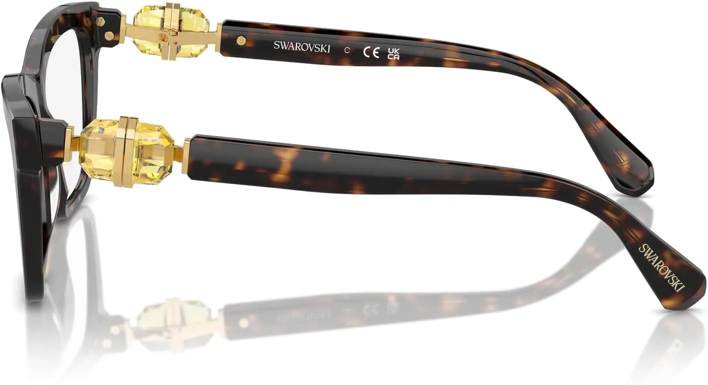 Swarovski Women's Sk2021 Square Prescription Eyewear Frames