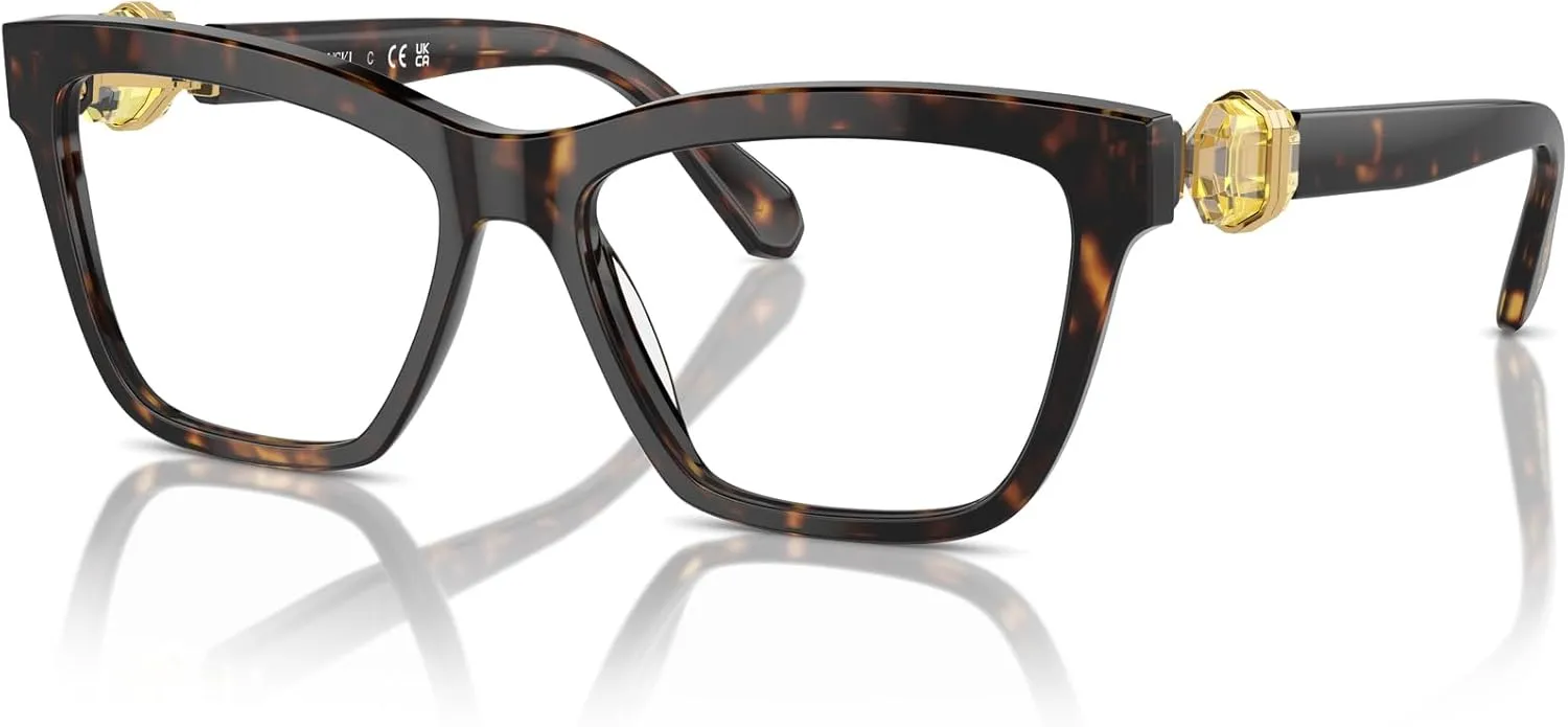 Swarovski Women's Sk2021 Square Prescription Eyewear Frames