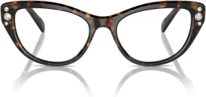 Swarovski Women's Sk2023 Cat Eye Prescription Eyewear Frames