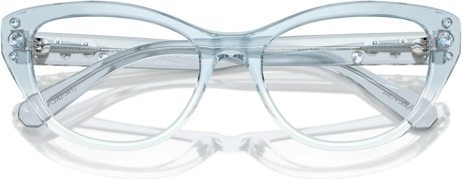 Swarovski Women's Sk2023 Cat Eye Prescription Eyewear Frames