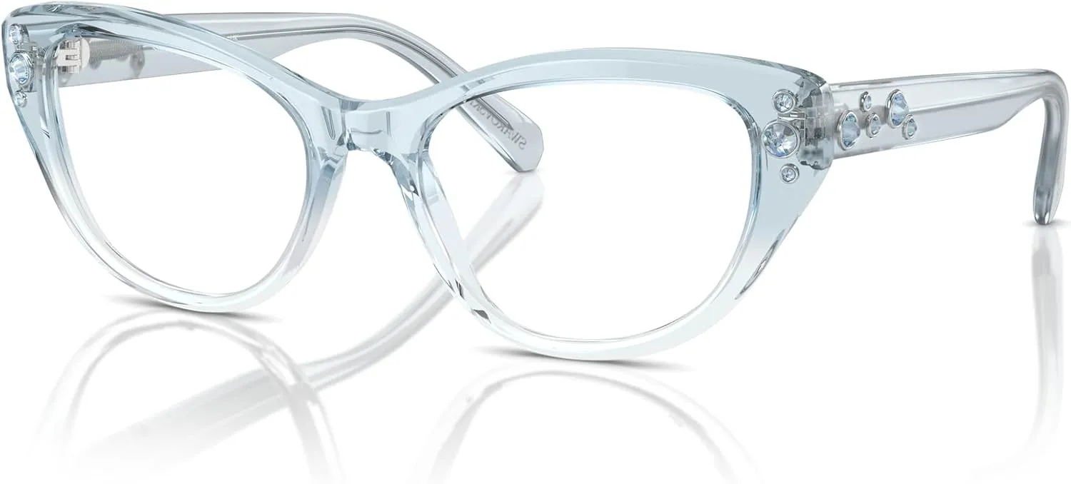 Swarovski Women's Sk2023 Cat Eye Prescription Eyewear Frames