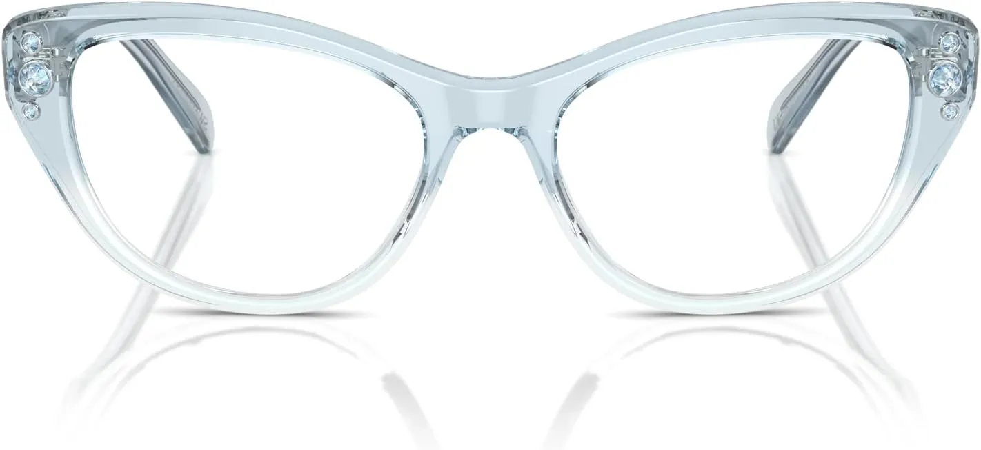 Swarovski Women's Sk2023 Cat Eye Prescription Eyewear Frames