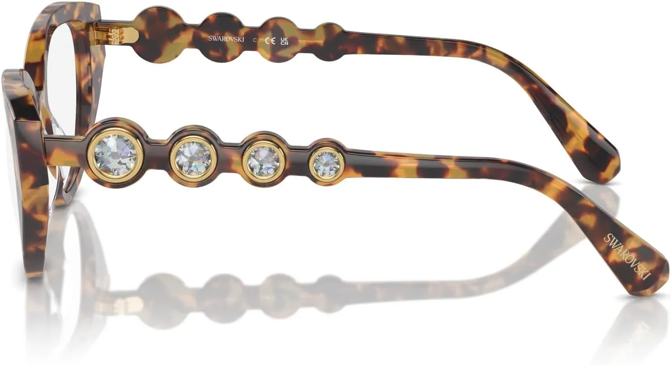 Swarovski Women's Sk2024 Cat Eye Prescription Eyewear Frames