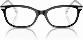 Swarovski Women's Sk2017f Low Bridge Fit Rectangular Prescription Eyewear Frames