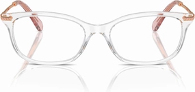 Swarovski Women's Sk2017f Low Bridge Fit Rectangular Prescription Eyewear Frames
