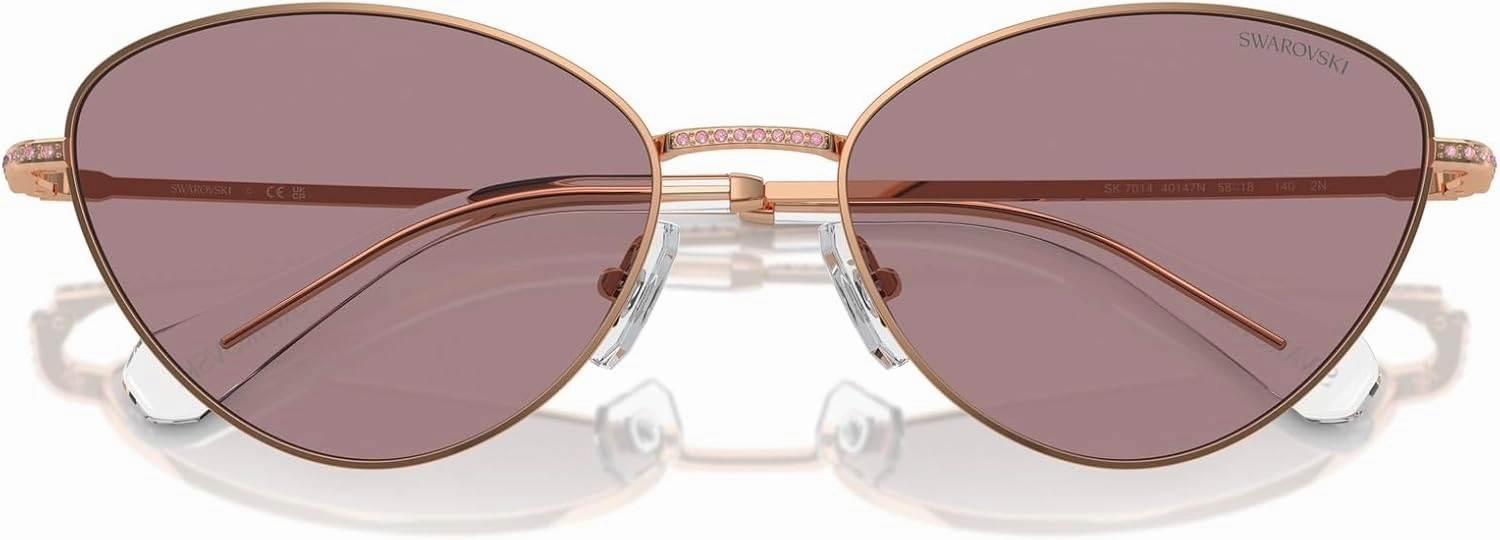 Swarovski Women's Sk7014 Cat Eye Sunglasses