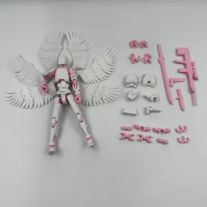 T13 8 Winged Angels Action Figures, Robot Angel Action Figure, White, 5.5 Inches