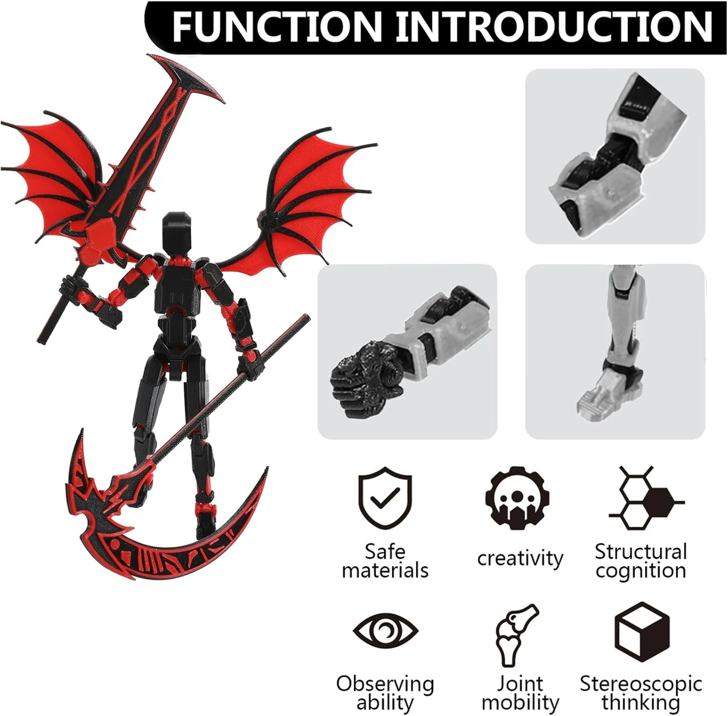 T13 Action Figure Set（5 Pack）-Dummy 13 Titan 13 Toys-Titan 13 Action Figure Assembly Completed-3d Printed Action Figures Multi-Jointed Movable- 5.5 Inch T 13 Gifts Toys Desk Decoration