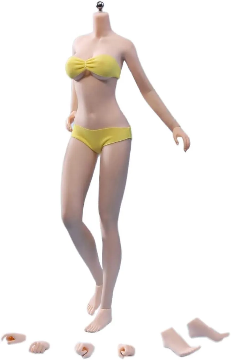 TBLeague PHMB2022-S48A 1/6 Scale Super Flexible Female Seamless Body 12 Inch Collectible Action Figure Doll (Pale Skin, Without Head)