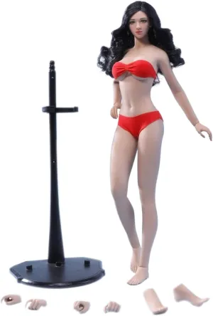TBLeague PHMB2022-S49 1/6 Scale Super Flexible Female Seamless Body 12 Inch Collectible Action Figure Doll (Wheat Skin, with Head)