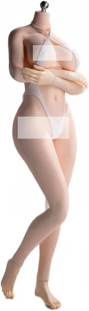 TBLeague PLLB2023-S52A 1/6 Scale Super Flexible Female Seamless Body Pale Skin 12 inch Collectible Doll Woman Action Figure Without Head Sculpt