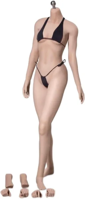 Tbleague S16A 1/6 Scale Super-Flexible Female Seamless Body 12 Inch Collectible Action Figure (Pale, Without Head Sculpture)