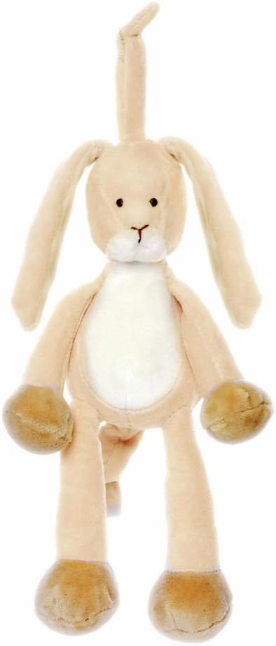 Teddykompaniet Diinglisar Adorable Stuffed Animal Lovely Realistic Large Bunny Rabbit Musical Pull Soft Plush Sleep Toys Birthday Gift for Baby Child Toddler (Singing Toy)