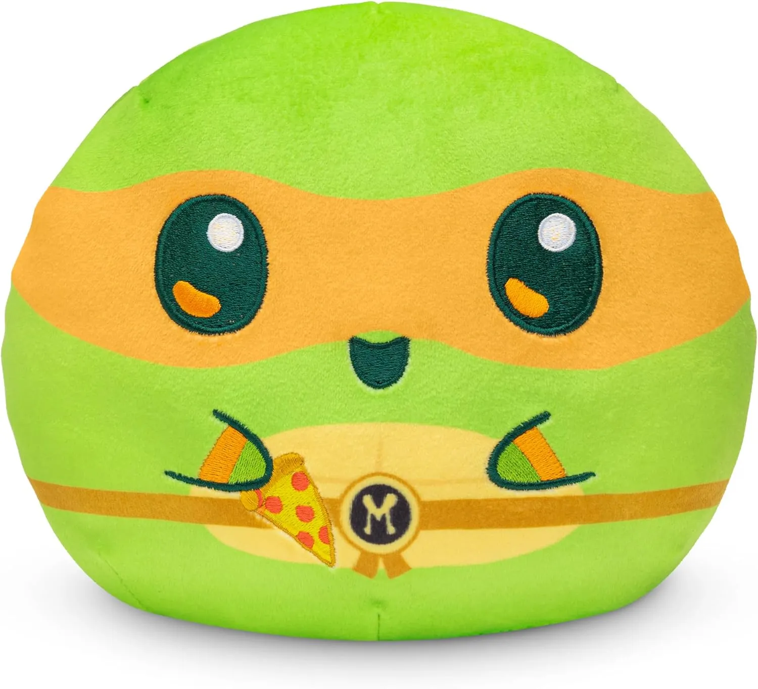TeeTurtle Teenage Mutant Ninja Turtles 6" Reversible Plushie - Michelangelo - Cute Kawaii Soft Stuffed Animal