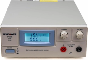 Tekpower TP1540E Switching Adjustable DC Power Supply 15V 40A Lab Grade Precision Bench Power Supply for Testing Repairs and Electronics Projects
