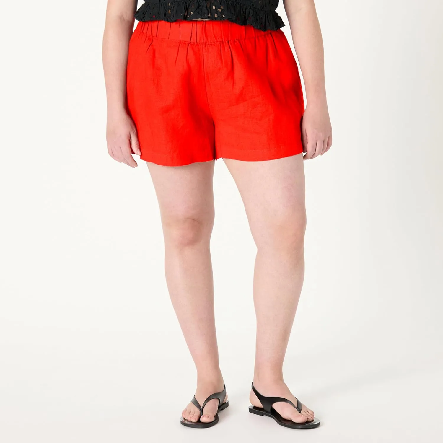 The Drop Women's Standard Essie Linen Pull on Mini Short